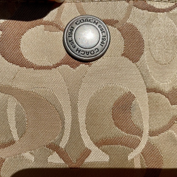 COACH Chelsea Optic Signature bag AUTHENTIC D06K - 10142 - Picture 9 of 15